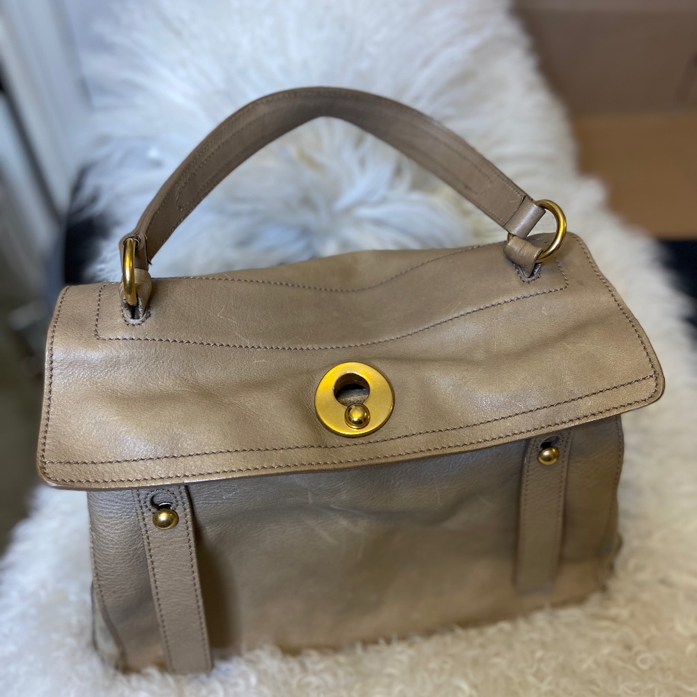 Vintage SAINT LAURENT Calfskin Muse 2 Handel bag